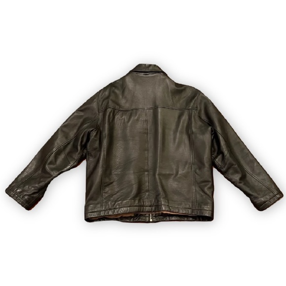 Andrew Marc Vintage 90s Lambskin Leather Jacket - Picture 2 of 15